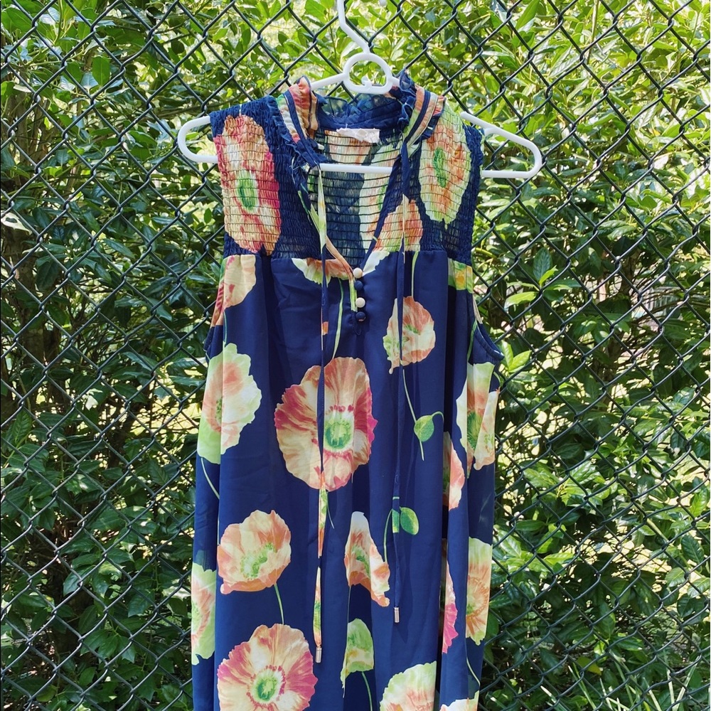 Blue Floral Dress by Entro
